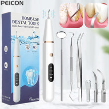 Charger l'image dans la visionneuse de la galerie, Ultrasonic Dental Scaler For Teeth Tartar Stain Tooth Calculus Remover Electric Sonic Teeth Plaque Cleaner Dental Stone Removal