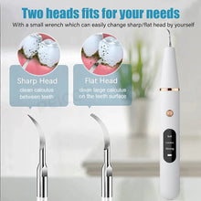 Charger l'image dans la visionneuse de la galerie, Ultrasonic Dental Scaler For Teeth Tartar Stain Tooth Calculus Remover Electric Sonic Teeth Plaque Cleaner Dental Stone Removal