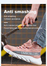 Laden Sie das Bild in den Galerie-Viewer, steel toe tennis shoes for women