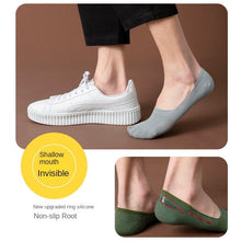 Laden Sie das Bild in den Galerie-Viewer, 10 Pair Men Women Ankle Socks White Invisible Socks antiskid boat socks