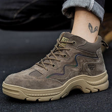 Laden Sie das Bild in den Galerie-Viewer, men steel toe work shoes