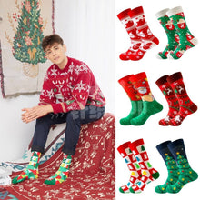 Load image into Gallery viewer, 20 Pairs Christmas Socks for Men Women Patterned Socks