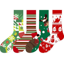 Load image into Gallery viewer, 20 Pairs Christmas Socks for Men Women Patterned Socks