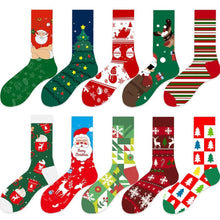 Load image into Gallery viewer, 20 Pairs Christmas Socks for Men Women Patterned Socks