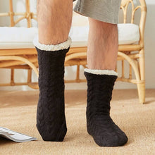 Laden Sie das Bild in den Galerie-Viewer, 2Pairs Floor Slipper Sock Thermal Socks Winter