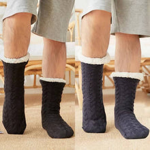Laden Sie das Bild in den Galerie-Viewer, 2Pairs Floor Slipper Sock Thermal Socks Winter