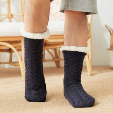 Laden Sie das Bild in den Galerie-Viewer, 2Pairs Floor Slipper Sock Thermal Socks Winter
