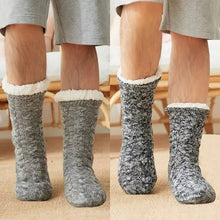 Laden Sie das Bild in den Galerie-Viewer, 2Pairs Floor Slipper Sock Thermal Socks Winter