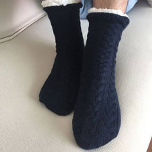 Laden Sie das Bild in den Galerie-Viewer, 2Pairs Floor Slipper Sock Thermal Socks Winter
