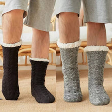 Laden Sie das Bild in den Galerie-Viewer, 2Pairs Floor Slipper Sock Thermal Socks Winter