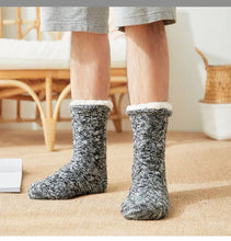 Laden Sie das Bild in den Galerie-Viewer, 2Pairs Floor Slipper Sock Thermal Socks Winter