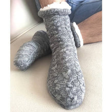 Laden Sie das Bild in den Galerie-Viewer, 2Pairs Floor Slipper Sock Thermal Socks Winter