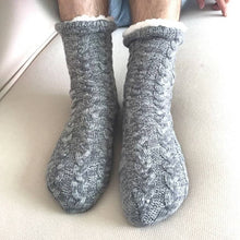 Laden Sie das Bild in den Galerie-Viewer, 2Pairs Floor Slipper Sock Thermal Socks Winter