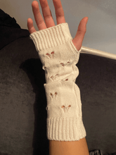 Load image into Gallery viewer, 2 Pairs Knitted Arm Warmers Gloves Winter Long Thumb Hole Gloves Mittens for Women and Men