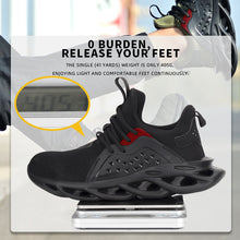 Laden Sie das Bild in den Galerie-Viewer, Herren-Stahlkappenschuhe Pannensichere Arbeitsschuhe Anti-Smash Atmungsaktiv | 808