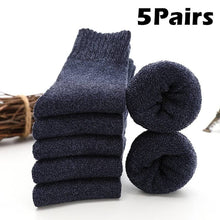 Laden Sie das Bild in den Galerie-Viewer, 5Pairs Wool Sock Plush Boots Tube Sock