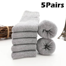Laden Sie das Bild in den Galerie-Viewer, 5Pairs Wool Sock Plush Boots Tube Sock