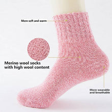 Carica l'immagine nel visualizzatore Galleria, 5-Pairs Wool Cashmere Cotton Socks