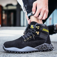 Laden Sie das Bild in den Galerie-Viewer, Best work boots Non-Slip Puncture Resistant Lightweight Steel Toe Work Boots | 745