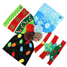 Laden Sie das Bild in den Galerie-Viewer, LED Christmas Hat Sweater Knitted Beanie