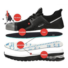 Laden Sie das Bild in den Galerie-Viewer, Light anti-smash and stab-resistant safety shoes | Teenro JUNBC2096