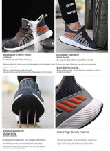 Carica l'immagine nel visualizzatore Galleria, Men's Attack Shield and Anti-Stab Breathable Soft Four Seasons Non-Slip Protective Footwear Safety Shoes Work Shoes LD591