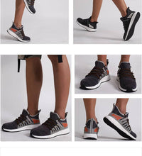 Carica l'immagine nel visualizzatore Galleria, Men's Attack Shield and Anti-Stab Breathable Soft Four Seasons Non-Slip Protective Footwear Safety Shoes Work Shoes LD591