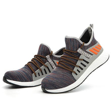 Carica l'immagine nel visualizzatore Galleria, Men's Attack Shield and Anti-Stab Breathable Soft Four Seasons Non-Slip Protective Footwear Safety Shoes Work Shoes LD591