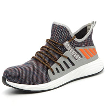 Carica l'immagine nel visualizzatore Galleria, Men's Attack Shield and Anti-Stab Breathable Soft Four Seasons Non-Slip Protective Footwear Safety Shoes Work Shoes LD591
