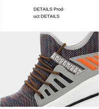 Carica l'immagine nel visualizzatore Galleria, Men's Attack Shield and Anti-Stab Breathable Soft Four Seasons Non-Slip Protective Footwear Safety Shoes Work Shoes LD591