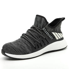 Carica l'immagine nel visualizzatore Galleria, Men's Attack Shield and Anti-Stab Breathable Soft Four Seasons Non-Slip Protective Footwear Safety Shoes Work Shoes LD591