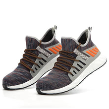 Carica l'immagine nel visualizzatore Galleria, Men's Attack Shield and Anti-Stab Breathable Soft Four Seasons Non-Slip Protective Footwear Safety Shoes Work Shoes LD591