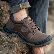 Laden Sie das Bild in den Galerie-Viewer, Men's Leather Shoes Steel Toe Teenro Industrial Shoe | 009