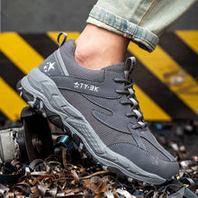 Carica l'immagine nel visualizzatore Galleria, Men's Steel Toe Shoes Anti-puncture Work Shoes Anti-smash Breathable | XD2088