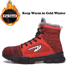 Laden Sie das Bild in den Galerie-Viewer, Men's steel toe boots Extra wide work boot work safety shoes non-slip puncture-proof | Teenro 907