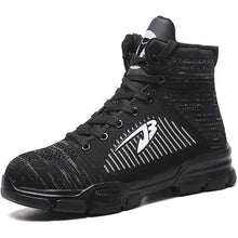 Laden Sie das Bild in den Galerie-Viewer, Men's steel toe boots Extra wide work boot work safety shoes non-slip puncture-proof | Teenro 907