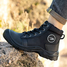 Laden Sie das Bild in den Galerie-Viewer, Men work boots Waterproof Indestructible Steel Toe boots | ZS009