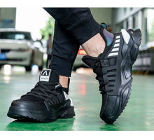 Laden Sie das Bild in den Galerie-Viewer, Safety Boots with Steel Toe Lightweight and Durable Protective Footwear fashion steel toe sneakers |026