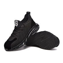 Laden Sie das Bild in den Galerie-Viewer, Safety Shoes Mens Work Boots Black Breathable | Jb711