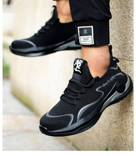 Cargar imagen en el visor de la Galería, Shoes For workers Safety Shoes Slip Resistant Water Resistant Women Men's fashion steel toe boot | FZ-65