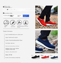 Laden Sie das Bild in den Galerie-Viewer, Steel Toe Cap Anti-Smashing Anti-Penetration Breathable Work Shoes WD682