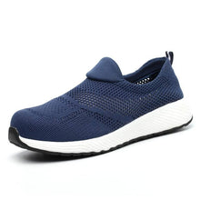 Laden Sie das Bild in den Galerie-Viewer, Steel Toe Cap Anti-Smashing Anti-Penetration Breathable Work Shoes WD682