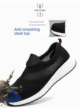 Laden Sie das Bild in den Galerie-Viewer, Steel Toe Cap Anti-Smashing Anti-Penetration Breathable Work Shoes WD682