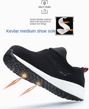 Laden Sie das Bild in den Galerie-Viewer, Steel Toe Cap Anti-Smashing Anti-Penetration Breathable Work Shoes WD682