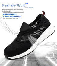 Laden Sie das Bild in den Galerie-Viewer, Steel Toe Cap Anti-Smashing Anti-Penetration Breathable Work Shoes WD682