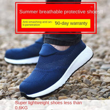 Laden Sie das Bild in den Galerie-Viewer, Steel Toe Cap Anti-Smashing Anti-Penetration Breathable Work Shoes WD682
