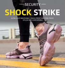 Laden Sie das Bild in den Galerie-Viewer, Steel Toe Shoes For Women Men Fashion Steel Toe Boots | 810