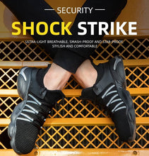 Laden Sie das Bild in den Galerie-Viewer, Steel Toe Shoes For Women Men Fashion Steel Toe Boots | 810