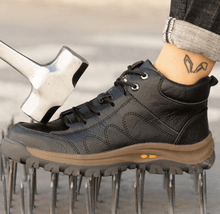 Laden Sie das Bild in den Galerie-Viewer, Steel toe and waterproof boots indestructible steel toe safety Bhoes | T1