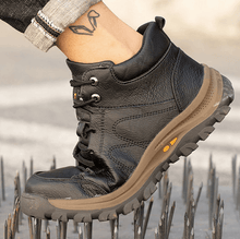 Laden Sie das Bild in den Galerie-Viewer, Steel toe and waterproof boots indestructible steel toe safety Bhoes | T1